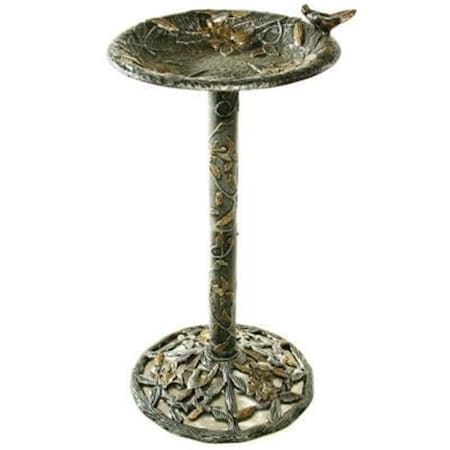 Catgato Hummingbird Bird bath - Antique Pewter CA2628451